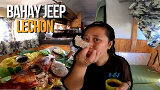 Jeepney Vanlife & Eating BEST LECHON in Borongan City |