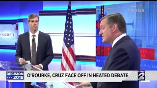 O'Rourke, Cruz face off in heated debate