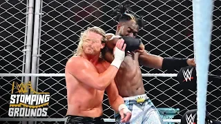 Kofi Kingston hurls Dolph Ziggler into the steel cage: WWE Stomping Grounds 2019 (WWE Network)