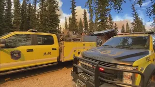 Crews continue to battle wildfires burning in the interior
