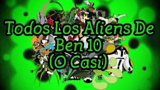 Todos los aliens de Ben 10