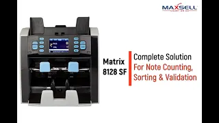 Maxsell Matrix 8128 SF Cash Counting Machine Repair