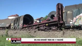 DEL NGA BINARËT TRENI ME 11 VAGONË