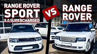 КТО БЫСТРЕЕ Range Rover 5.0 SC vs Range Rover Sport 5.0 SC!? Разгон! Динамика! Заезд