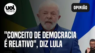 Conceito de democracia é relativo, diz Lula sobre ditadura da Venezuela