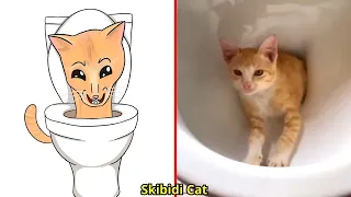 😂Cat Memes: New Skibidi Toilet Cat and Funniest Dogs 😅 Trending Funny Animals 😹