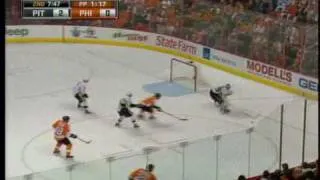 Highlights: Penguins vs. Flyers: Game 4 2009 Playoffs