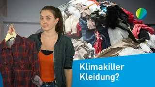 Nachhaltige Klamotten shoppen? | So klimaschädlich ist unsere Kleidung | klima:check