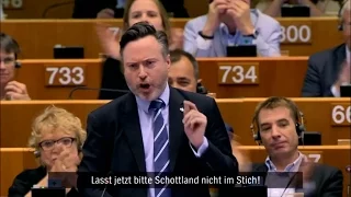 Emotionaler Auftritt im EU-Parlament: "Lasst Schottland jetzt nicht im Stich!" | DER SPIEGEL