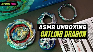 UNDERRATED Gatling Dragon! Satisfying ASMR Unboxing! Takara Tomy Beyblade Burst BU B-199