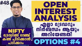 What is Open Interest? Find Support and Resistance with OI Strategy | Options Trading Malayalam 48