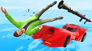 RPG vs Cars IMPOSSIBLE DODGE! - GTA 5 Funny Moments