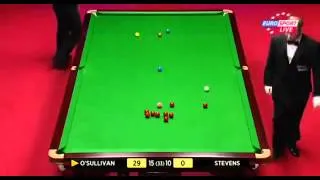 Ronnie O'Sullivan 130 Total Clearance vs Matthew Stevens 2012 WSC YouTube   YouTube