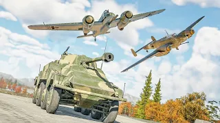 GERMAN FLYING TANK BUSTERS | Hs 129 B-3 & Bf 110 G-2 (War Thunder)