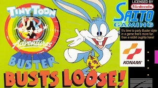 Tiny Toon Adventures: Buster Busts Loose! (SNES) Complete Playthrough (Challenge) + Ending (Credits)