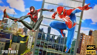 "Spider-Man 2  PS5 4K Gameplay 60FPS HDR Part 2 - | TIMESTAMPS"