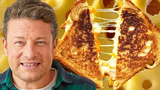 I made JAMIE OLIVER'S Grilled Cheese and didn't expect THIS... Pro Chef Reacts