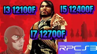 Red dead redemption rpcs3 I3 12100F Vs I5 12400F Vs I7 12700F - Avx-512 enable Best settings