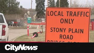 Stony Plain Road closes for Valley Line West LRT expansion Monday