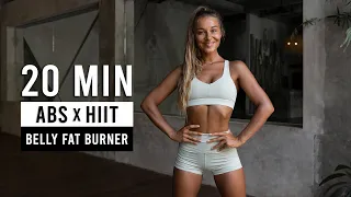 20 MIN ABS & HIIT CARDIO Workout At Home (Belly Fat Burner)