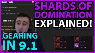Shards of Domination EXPLAINED! Gearing in 9.1 Analyzed