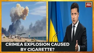 Zelensky's Minister Alleges Explosion At Russian Airbase In Crimea Caused By 'Cigarette'