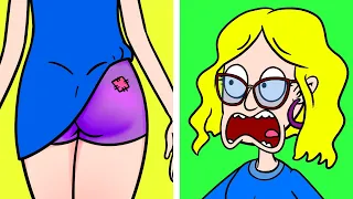 19 FUNNY STORIES ABOUT EVERYONE | Awkward Relatable Moments by 123Go! Animated
