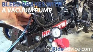 How to Bleed Motorcycle Brakes with a Vacuum Pump
