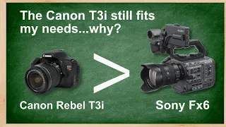 Canon Rebel T3i still fits my needs...why?