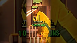 JETHALAL 50 RUNS IN 6 BALL||😱#shorts #cricket #trending #