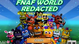 CAN I BEAT FNAF WORLD WITH ONLY FREDBEAR FAMILY DINER PEOPLE PART 1