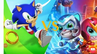 Sonic Dash Vs Talking Tom Hero Dash /New 2021