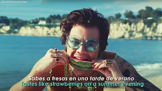 Harry Styles - Watermelon Sugar // Lyrics + Español // Video Official