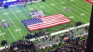 Luke Bryan sings national anthem for SB LI