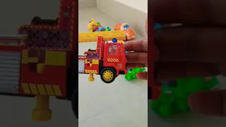 Toy Fire Truck video || unboxing toy fire truck with ladder || Firetruck toy game #toys #ytshorts