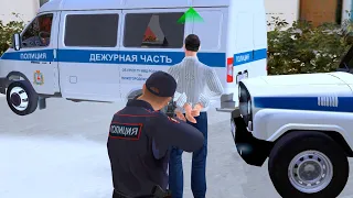 ЗАДЕРЖАЛИ НАРУШИТЕЛЯ! БУДНИ ППС на NAMALSK RP (GTA CRMP)