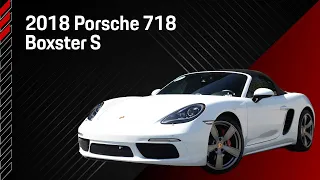 2018 Porsche 718 Boxster S: White (Walk Around)