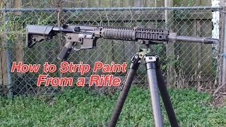 How to Remove Camo Paint from a Rifle - Daniel Defense MK12