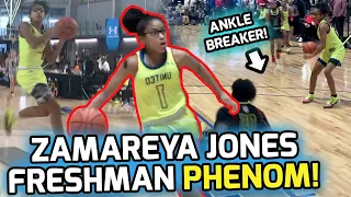 FRESHMAN PHENOM Zamareya Jones Is DOMINATING 17U Competition! Goes Showtime In UAA Circuit Session 🔥