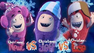 Oddbods Christmas Fuse vs Jeff vs Newt | Oddbods Turbo Run | Droidzman Gameplay