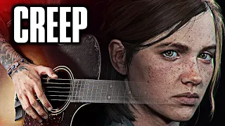 (ELLIE PITCHED) Creep Ashley Johnson Cover Song w/"The Last of Us 2" aka TLOU Part II Gameplay