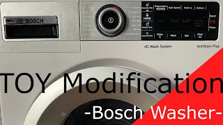 Modified Theo Klein Bosch Toy Washing Machine