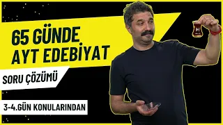 Soru Çözümü / 3-4.GÜNKONULARINDAN / Şiir Türleri, Edebî Sanatlar / RÜŞTÜ HOCA