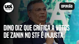 Flávio Dino diz que crítica a votos de Zanin no STF é injusta, e governo Lula não é de esquerda