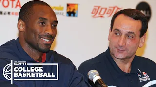 Coach K: Kobe Bryant was my leader for Team USA | College Basketball on ESPN