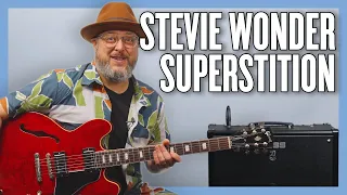 Stevie Wonder Superstition Guitar Lesson + Tutorial
