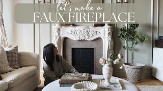 What's With All of the Faux Fireplaces?! | a Renter-Friendly DIY