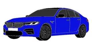 How To Draw BMW M5 CS? #bmw