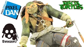 ThreeZero Teenage Mutant Ninja Turtles Michelangelo 1/6 Scale Figure Video Review