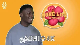 Senio4K over Content Creator zijn, Rappen, Qucee, Brent, Jack & MEER! • MORE LIFE de podcast 🌺